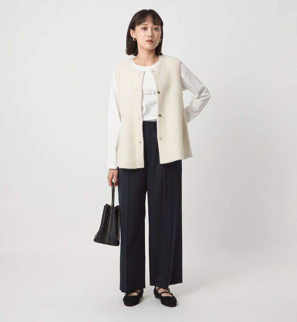 UNITED ARROWS green label relaxing「FOXブレンド セッケツ ニット ジレ」|ベスト・ジレ|