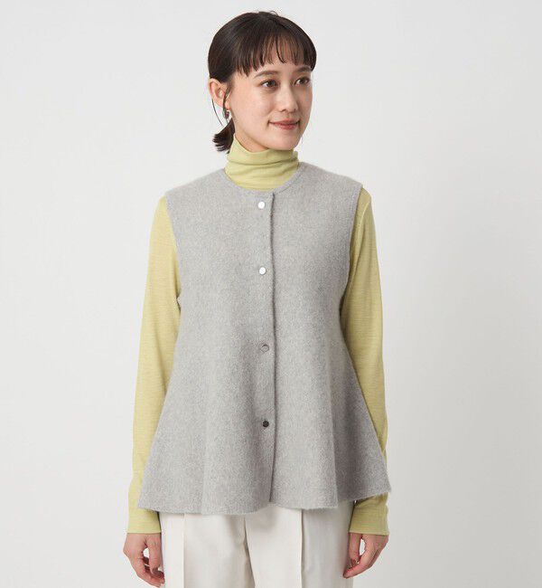 UNITED ARROWS green label relaxing「FOXブレンド セッケツ ニット ジレ」|ベスト・ジレ|