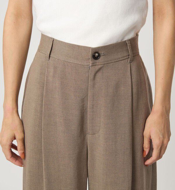 UNITED ARROWS green label relaxing「［size SHORT/TALLあり］パウダリー ワイド パンツ」|その他|