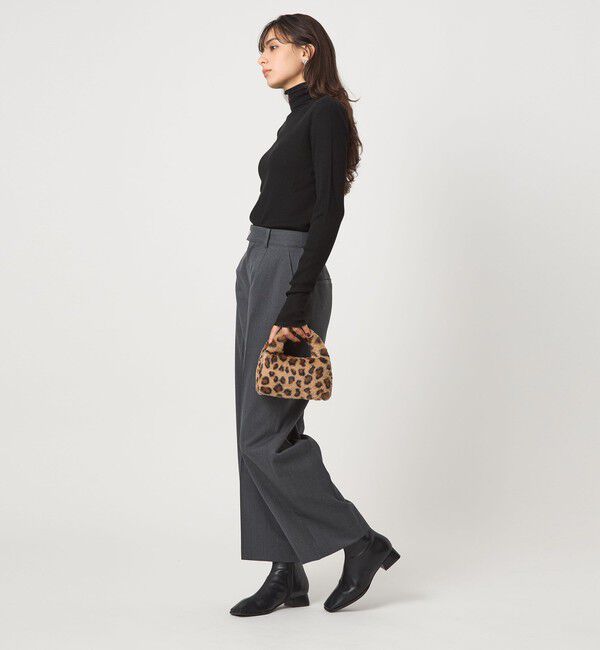 UNITED ARROWS green label relaxing「【別注】＜SINBONO＞レオパード フェイクファー バッグ」|ショルダー・メッセンジャー|