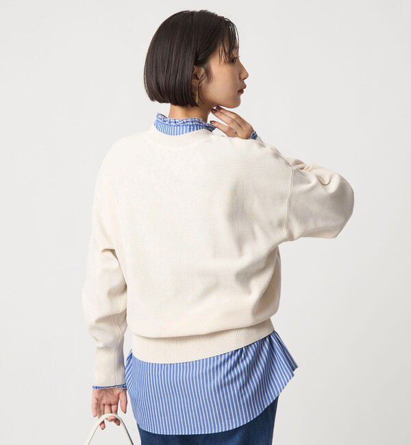 UNITED ARROWS green label relaxing「パフニット プルオーバー ウォッシャブル」|ニット・セーター|