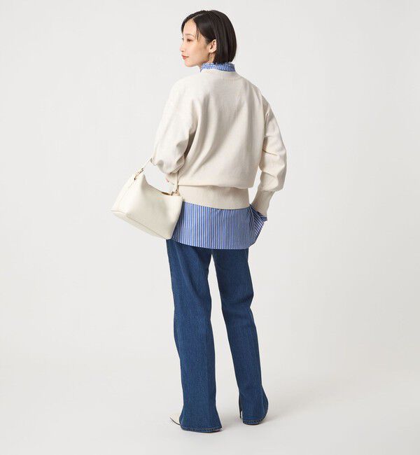 UNITED ARROWS green label relaxing「パフニット プルオーバー ウォッシャブル」|ニット・セーター|