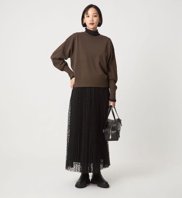 UNITED ARROWS green label relaxing「パフニット プルオーバー ウォッシャブル」|ニット・セーター|