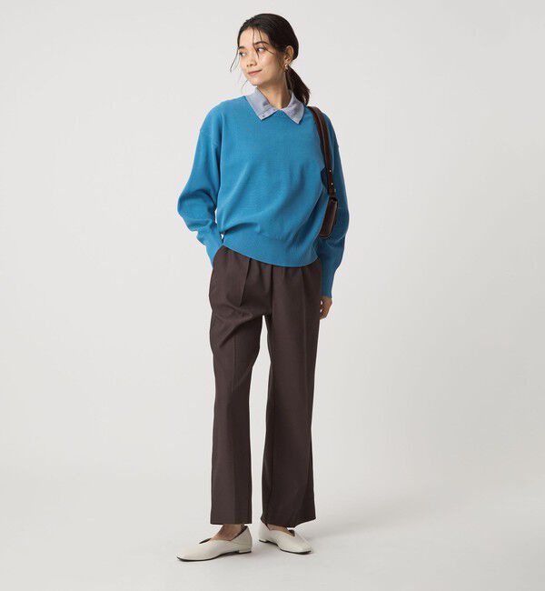 UNITED ARROWS green label relaxing「パフニット プルオーバー ウォッシャブル」|ニット・セーター|