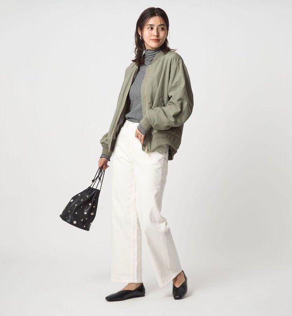 UNITED ARROWS green label relaxing「ツイル コクーン MA-1 ウォッシャブル 撥水 吸湿発熱」|ブルゾン・スタジャン|