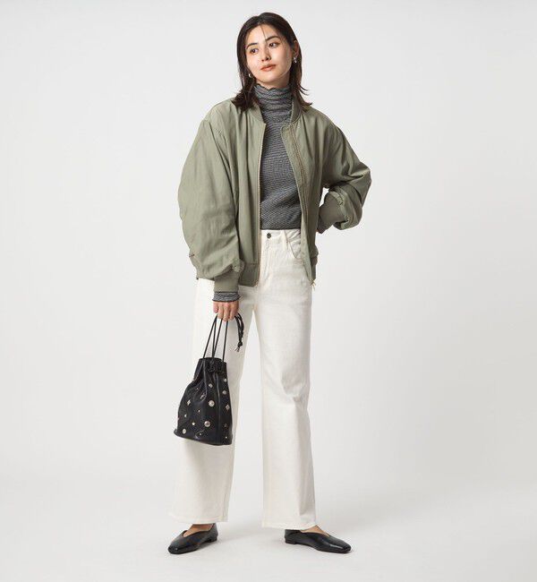 UNITED ARROWS green label relaxing「ツイル コクーン MA-1 ウォッシャブル 撥水 吸湿発熱」|ブルゾン・スタジャン|