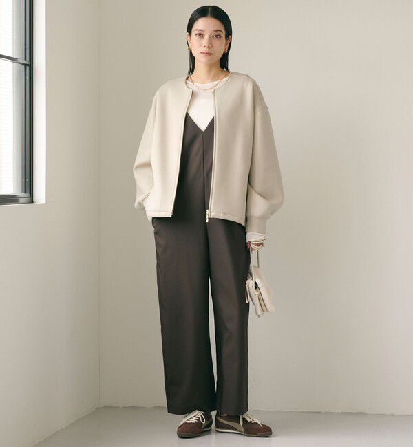 UNITED ARROWS green label relaxing「ダンボール ノーカラー ブルゾン」|ブルゾン・スタジャン|