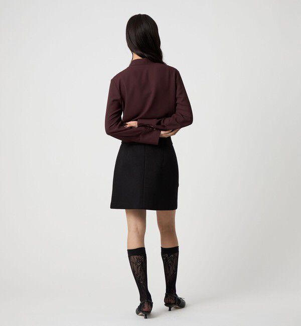 EMMEL REFINES「＜EMMEL REFINES＞EM ボンディング ミニスカート」|スカート|