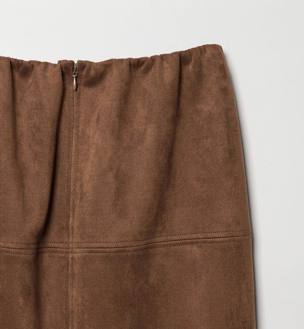 EMMEL REFINES「＜EMMEL REFINES＞EM スウェードライク ステッチ Iラインスカート」|スカート|