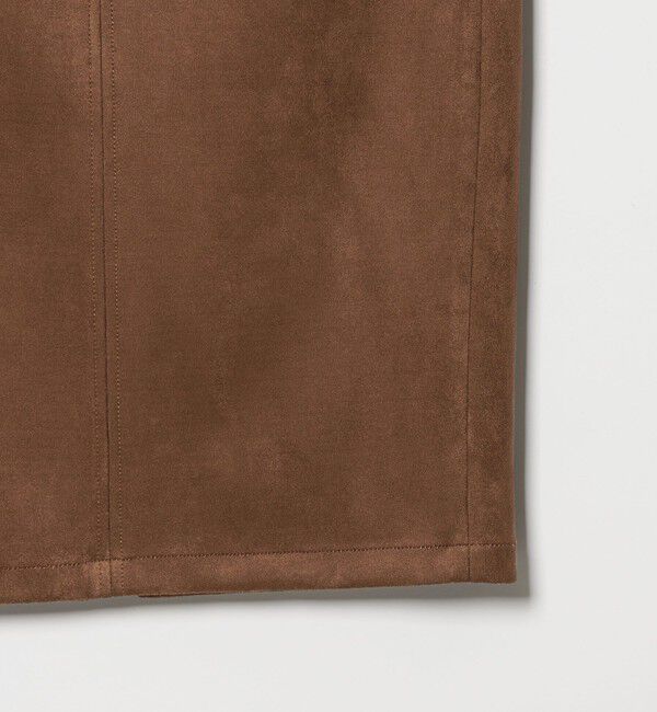 EMMEL REFINES「＜EMMEL REFINES＞EM スウェードライク ステッチ Iラインスカート」|スカート|