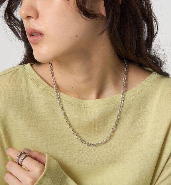 UNITED ARROWS green label relaxing「リングデザイン チェーンネックレス」|ネックレス|SILVER