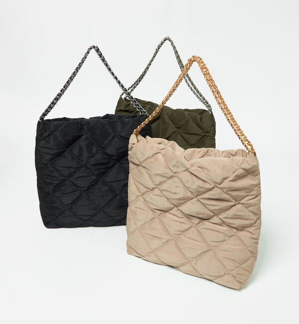 UNITED ARROWS green label relaxing「キルトチェーン ショルダーバッグ」|ショルダー・メッセンジャー|