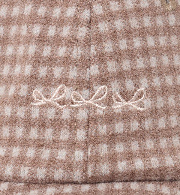 UNITED ARROWS green label relaxing「ギンガム リボン キャップ / キッズ  」|キャップ・キャスケット|