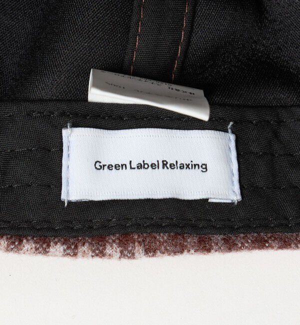 UNITED ARROWS green label relaxing「ギンガム リボン キャップ / キッズ  」|キャップ・キャスケット|