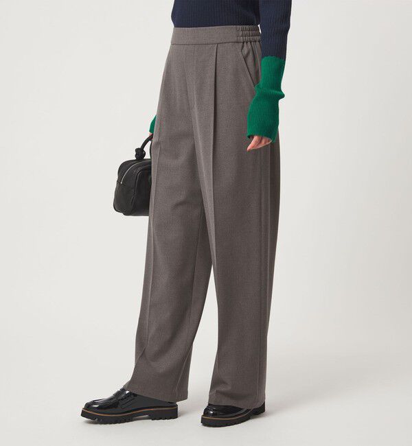 UNITED ARROWS green label relaxing「【WEB限定】＜at ease＞オルマイ ワイド パンツ マシンウォッシャブル ストレッチ 帯電防止」|その他|