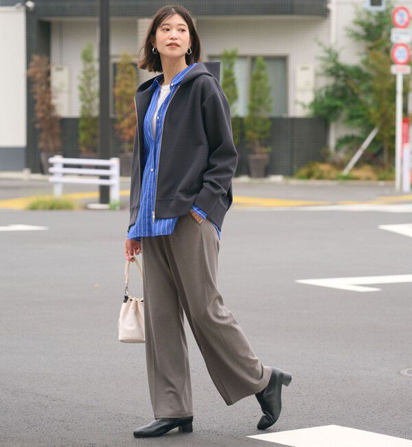 UNITED ARROWS green label relaxing「【WEB限定】＜at ease＞オルマイ ワイド パンツ マシンウォッシャブル ストレッチ 帯電防止」|その他|