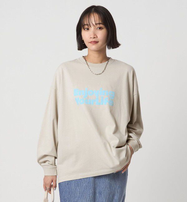 UNITED ARROWS green label relaxing「【別注】＜OAFISH＞プリント ロングスリーブ Tシャツ」|Tシャツ・カットソー|