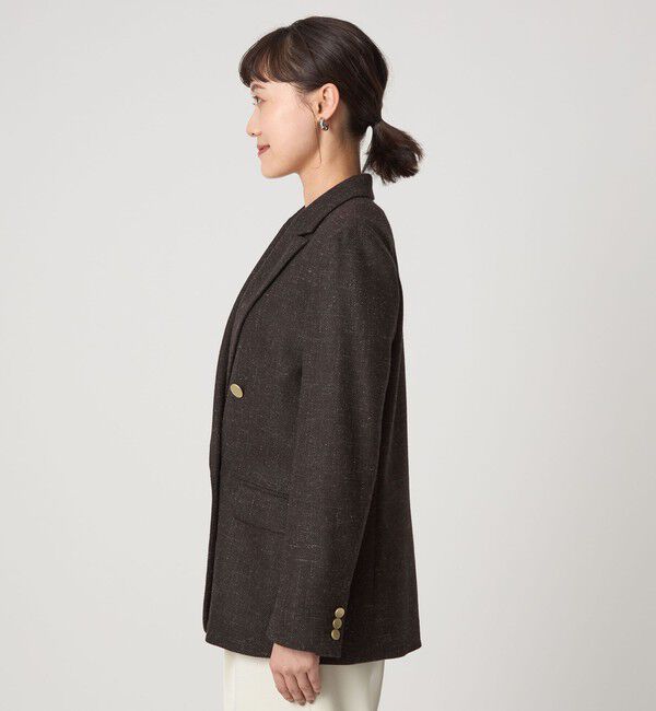 UNITED ARROWS green label relaxing「［size SHORTあり］スラブ ダブル ジャケット」|テーラードジャケット|