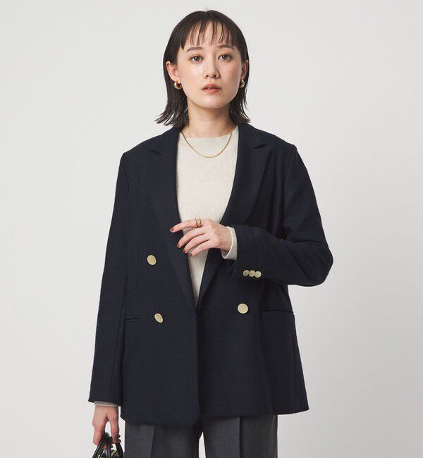 UNITED ARROWS green label relaxing「［size SHORTあり］スラブ ダブル ジャケット」|テーラードジャケット|
