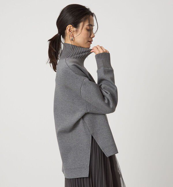 UNITED ARROWS green label relaxing「ダンボール リブ タートル プルオーバー」|Tシャツ・カットソー|