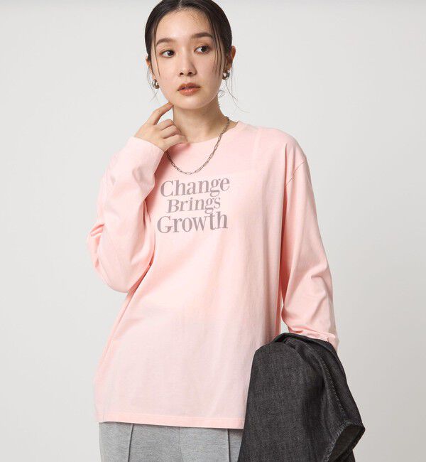 UNITED ARROWS green label relaxing「【WEB限定】＜at ease＞グラフィック ロングスリーブ Tシャツ」|Tシャツ・カットソー|