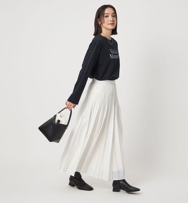 UNITED ARROWS green label relaxing「【WEB限定】＜at ease＞グラフィック ロングスリーブ Tシャツ」|Tシャツ・カットソー|