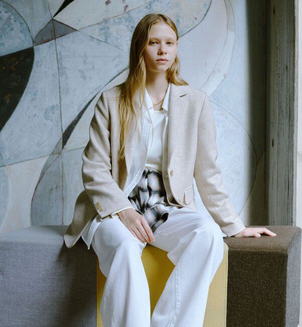 UNITED ARROWS green label relaxing「［size SHORTあり］ウーリー テーラード ジャケット」|テーラードジャケット|