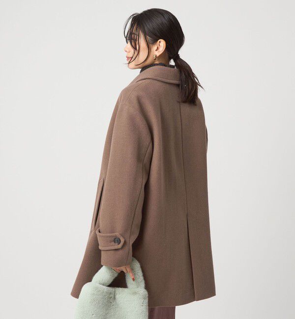 UNITED ARROWS green label relaxing「［size SHORT/TALLあり］SENTDALE WOOL ミドル コート」|ステンカラーコート|