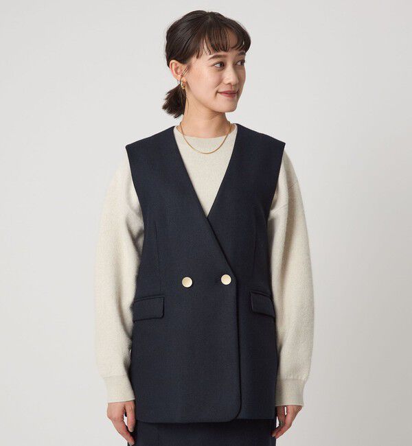 UNITED ARROWS green label relaxing「スラブ ジレ 」|ベスト・ジレ|