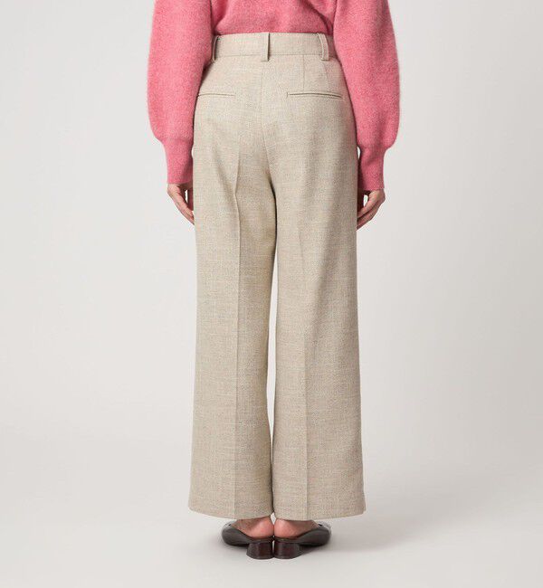 UNITED ARROWS green label relaxing「［size SHORT/TALLあり］スラブ ワイド ストレート パンツ」|スラックス|