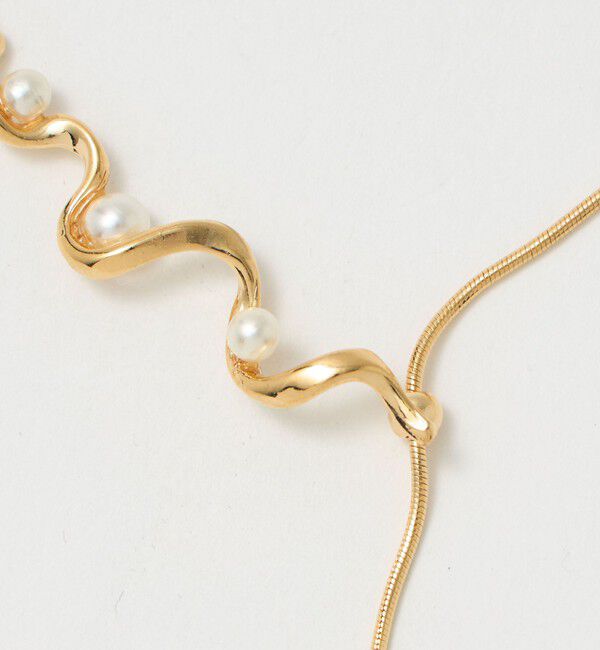 UNITED ARROWS green label relaxing「ツイストバー スライド ネックレス」|ネックレス|