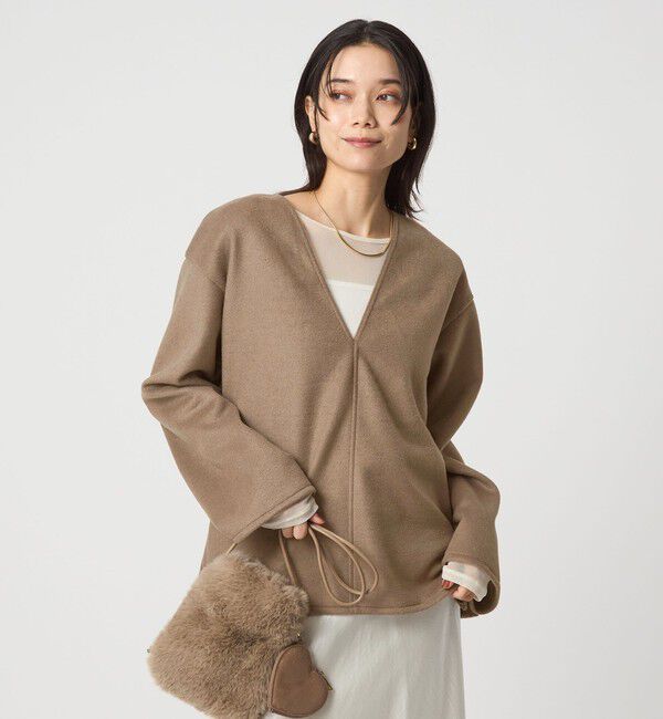 UNITED ARROWS green label relaxing「シャギー Vネック プルオーバー」|Tシャツ・カットソー|MOCA