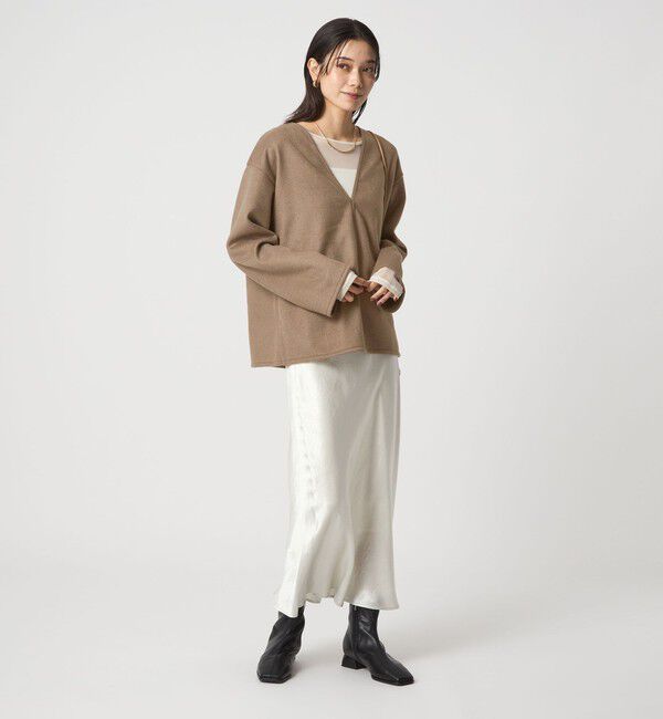 UNITED ARROWS green label relaxing「シャギー Vネック プルオーバー」|Tシャツ・カットソー|