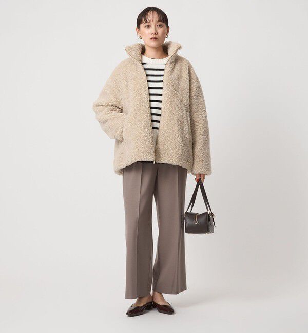 UNITED ARROWS green label relaxing「ボア スタンドカラー ブルゾン」|ブルゾン・スタジャン|