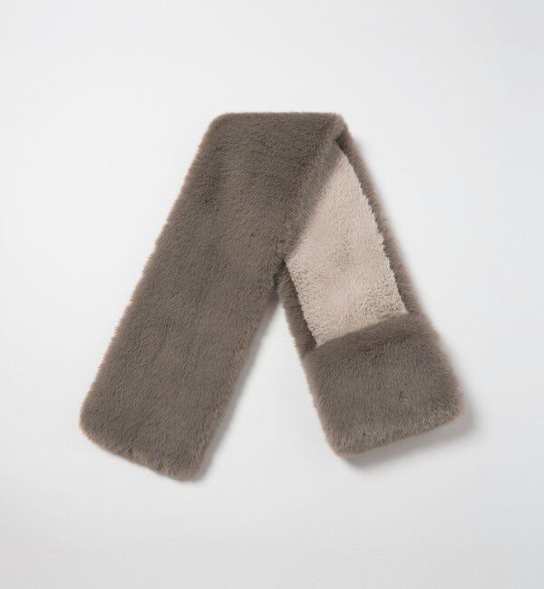 UNITED ARROWS green label relaxing「フェイクファー リバーシブル マフラー」|ストール|