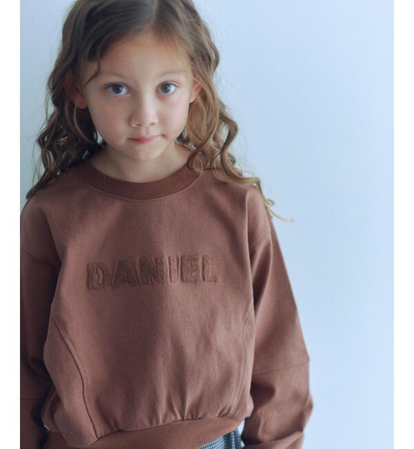 UNITED ARROWS green label relaxing「【別注】＜LOGAN knitting mills＞スウェットライク プルオーバー / キッズ  120cm-160cm」|Tシャツ・カットソー|MD.BROWN