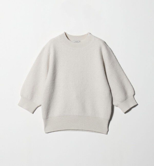 UNITED ARROWS green label relaxing「FOXブレンド ハーフスリーブ プルオーバー ニット」|ニット・セーター|