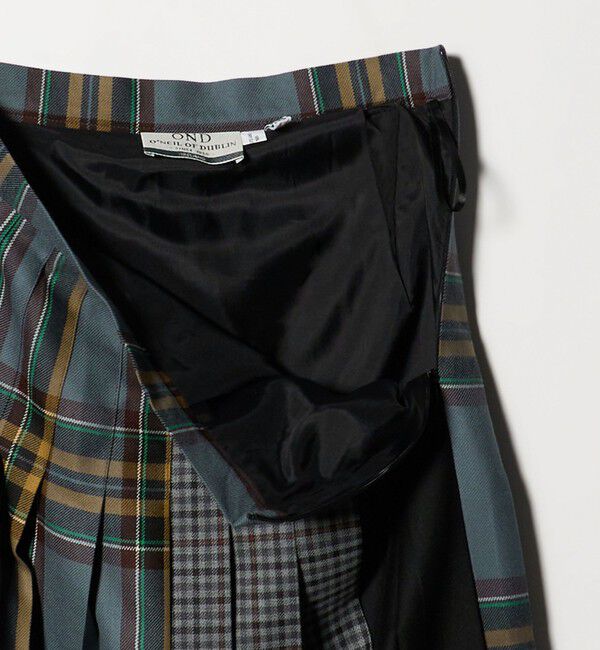 UNITED ARROWS green label relaxing「【別注】＜O'NEIL of DUBLIN＞Patch80 プリーツスカート」|フレア|