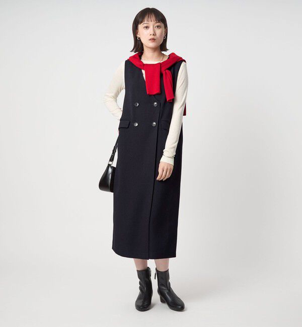 UNITED ARROWS green label relaxing「［size SHORTあり］ウールライク ジャンパースカート」|ジャンパースカート|