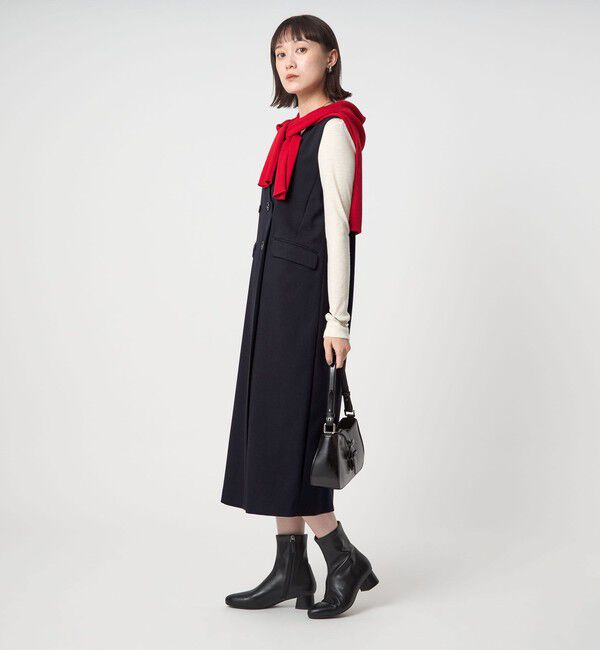 UNITED ARROWS green label relaxing「［size SHORTあり］ウールライク ジャンパースカート」|ジャンパースカート|