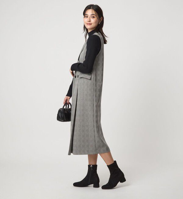 UNITED ARROWS green label relaxing「［size SHORTあり］ウールライク ジャンパースカート」|ジャンパースカート|