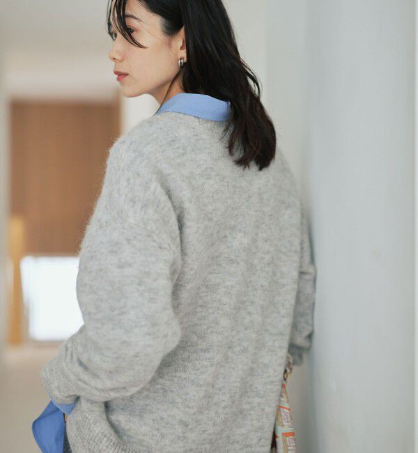 UNITED ARROWS green label relaxing「アルパカブレンド クルーネック プルオーバー ニット」|ニット・セーター|