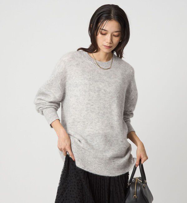 UNITED ARROWS green label relaxing「アルパカブレンド クルーネック プルオーバー ニット」|ニット・セーター|