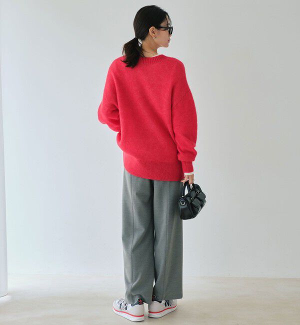 UNITED ARROWS green label relaxing「アルパカブレンド クルーネック プルオーバー ニット」|ニット・セーター|