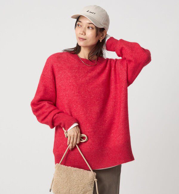 UNITED ARROWS green label relaxing「アルパカブレンド クルーネック プルオーバー ニット」|ニット・セーター|