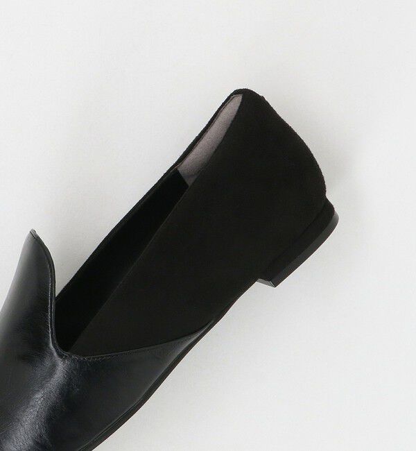 UNITED ARROWS green label relaxing「スクエアオペラ フラットシューズ 撥水」|ローファー|