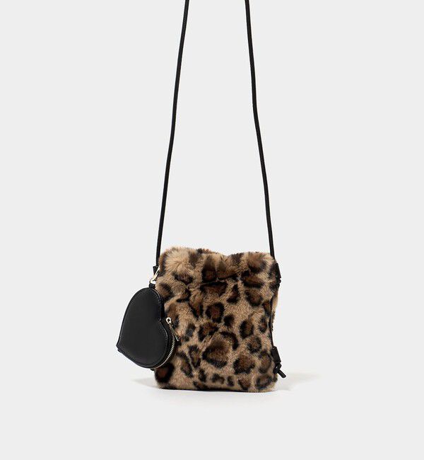 UNITED ARROWS green label relaxing「ファーショルダーバッグ ハートチャーム付き」|ショルダー・メッセンジャー|