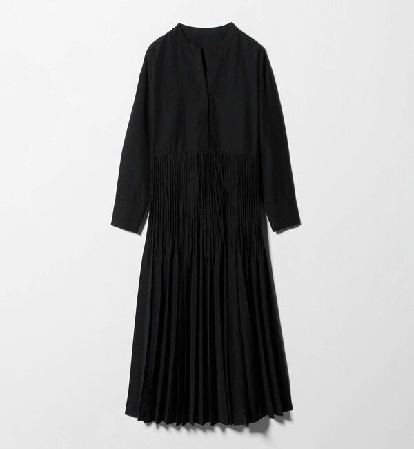 UNITED ARROWS green label relaxing「［size SHORTあり］ワッシャー プリーツ ロングスリーブ ワンピース」|ワンピース|