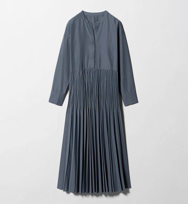 UNITED ARROWS green label relaxing「［size SHORTあり］ワッシャー プリーツ ロングスリーブ ワンピース」|ワンピース|