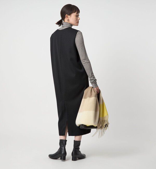 UNITED ARROWS green label relaxing「［size SHORTあり］キーネック ジャンパースカート」|ジャンパースカート|